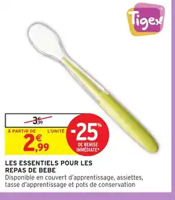 Intermarché Hyper Les essentiels pour les repas de bebe offre