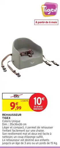 Intermarché Hyper TIGEX Rehausseur offre