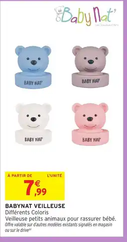 Intermarché Hyper Babynat veilleuse offre