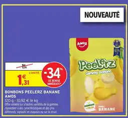 Intermarché Hyper AMOS Bonbons peelerz banane offre