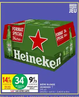 Intermarché Hyper HEINEKEN Bière blonde offre