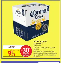 Intermarché Hyper CORONA Bière blonde offre
