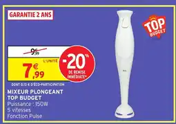 Intermarché Hyper TOP BUDGET Mixeur plongeant offre