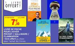 Intermarché Hyper Livre de poche pour l'hiver pocket / gallimard/ flammarion offre