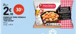 E.Leclerc Express POM BISTRO Pommes de terre grenaille surgelées offre