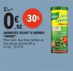 E.Leclerc Express KNORR Aromates secret d'arômes offre
