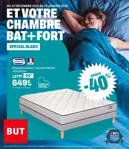 BUT SIMMONS Ensemble matelas + sommier Détente offre