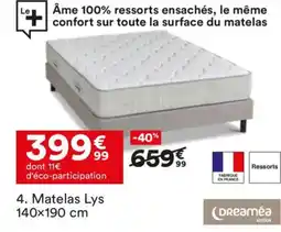 BUT DREAMÉA Matelas Lys offre