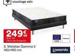 BUT DREAMÉA Matelas Gamma 2 offre
