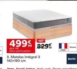 BUT BULTEX Matelas Intégral 3 offre
