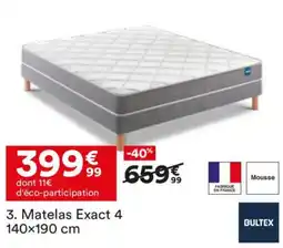 BUT BULTEX Matelas Exact 4 offre