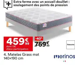 BUT MERINOS Matelas Grass mat offre