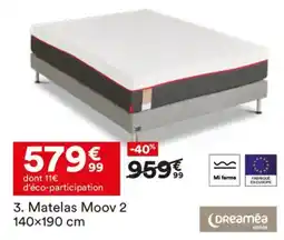BUT DREAMÉA Matelas Moov 2 offre
