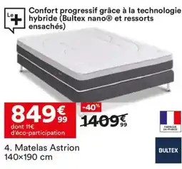 BUT BULTEX Matelas Astrion offre
