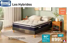 BUT SIMMONS Matelas Nuit fraiche offre