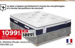 BUT Matelas Rosée nocturne offre