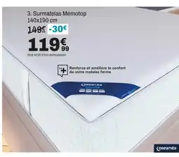 BUT DREAMÉA Surmatelas Mémotop offre