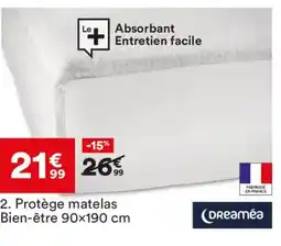 BUT DREAMÉA Protège matelas Bien-être offre