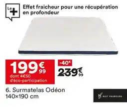 BUT N. NUIT FAUBOURG Surmatelas Odéon offre
