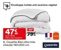 BUT DREAMÉA Couette Bien-être très chaude offre