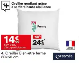 BUT DREAMÉA Oreiller Bien-être ferme offre