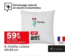 BUT N. NUIT FAUBOURG Oreiller Lutetia offre