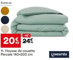 BUT DREAMÉA Housse de couette Percale offre