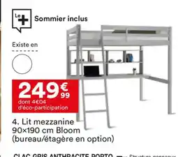 BUT Lit mezzanine Bloom offre