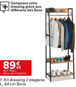 BUT Kit dressing 2 étagères offre