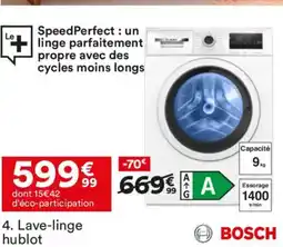 BUT BOSCH Lave-linge hublot offre