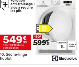 BUT ELECTROLUX Sèche-linge hublot offre