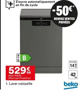 BUT BEKO Lave-vaisselle offre