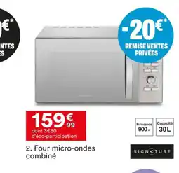 BUT SIGNATURE Four micro-ondes combiné offre