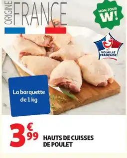 Auchan Supermarché Hauts de cuisses de poulet offre