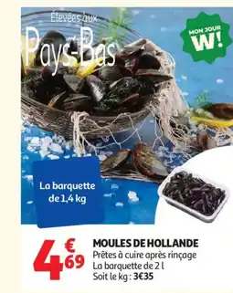 Auchan Supermarché Moules de hollande offre