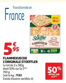 Auchan Supermarché STOEFFLER Flammekueche l'originale offre