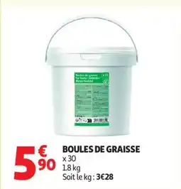 Auchan Supermarché Boules de graisse offre