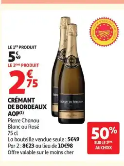 Auchan Supermarché CRÉMANT DE BORDEAUX Aop offre