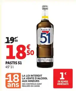 Auchan Supermarché PASTIS 51 offre