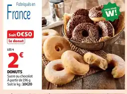 Auchan Supermarché Donuts offre