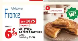 Auchan Supermarché Galette à la pâte à tartiner offre