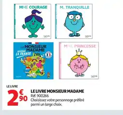 Auchan Supermarché Le livre monsieur madame offre