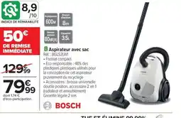Carrefour BOSCH Aspirateur avec sac offre