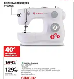 Carrefour SINGER Machine à coudre offre