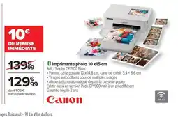 Carrefour CANON Imprimante photo offre