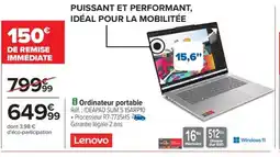 Carrefour LENOVO Ordinateur portable offre
