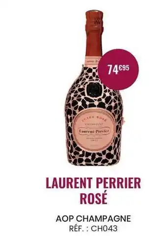 Nicolas Aop Champagne Laurent Perrier Rosé offre