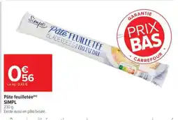 Carrefour Pâte feuilletée offre