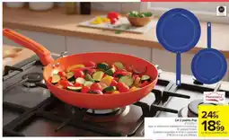 Carrefour Lot 2 poêles Pop offre