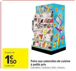 Carrefour Foire aux ustensiles de cuisine offre